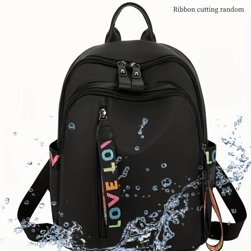 Large Capacity Oxford School Backpack Lightweight Travel Bag