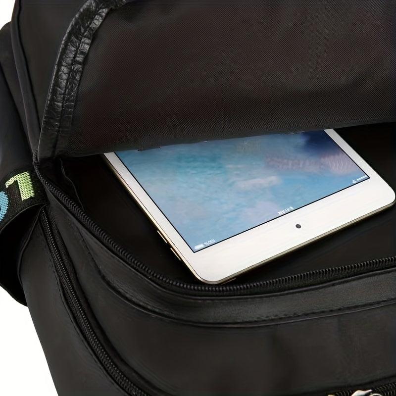 Large Capacity Oxford School Backpack Lightweight Travel Bag