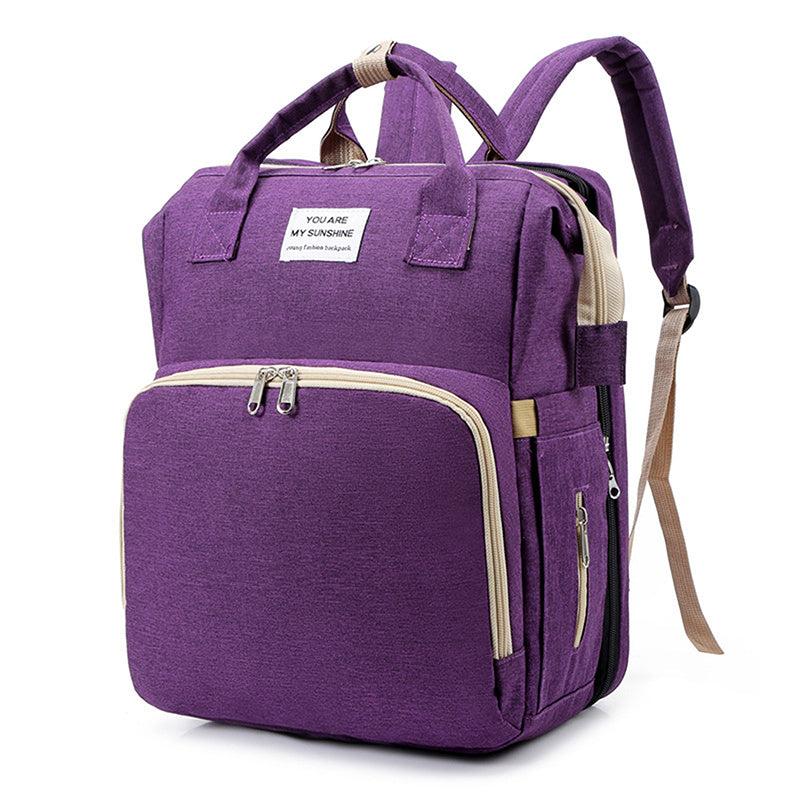 Large Capacity Baby Diaper Backpack with Changing Station