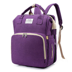 Large Capacity Baby Diaper Backpack with Changing Station