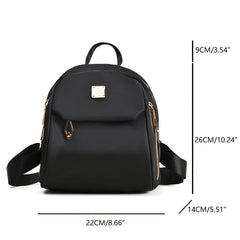 Women's Mini Backpack Nylon Lightweight Travel Daypack 8x10x5 Inch