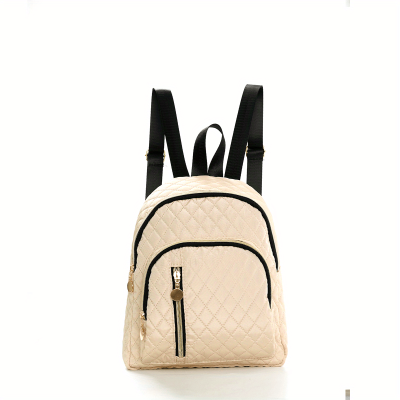 Quilted Backpack Purse Layer Travel Daypack Women's Casual School