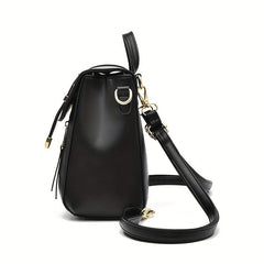 Small Flap Backpack Purse Faux Leather Handbags