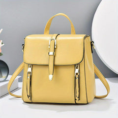 Small Flap Backpack Purse Faux Leather Handbags