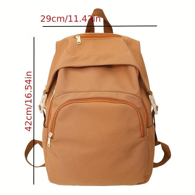 Large Capacity College Backpack Preppy Back To School Daypack
