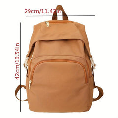 Large Capacity College Backpack Preppy Back To School Daypack