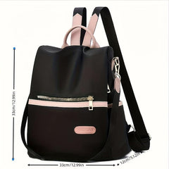 Women's Anti theft Backpack Waterproof Oxford Shoulder Bag