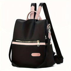Women's Anti theft Backpack Waterproof Oxford Shoulder Bag
