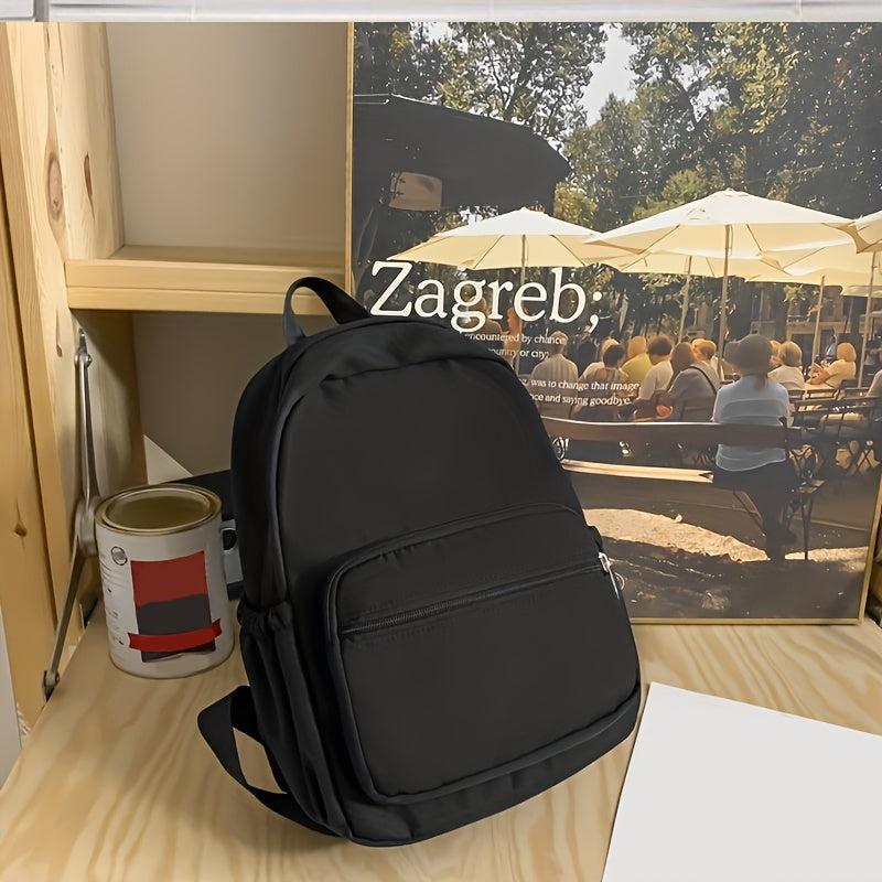 Minimalist Nylon Backpack Lightweight Travel Daypack Casual Laptop