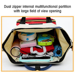 Large Capacity Diaper Bag Top Handle Mommy Backpack