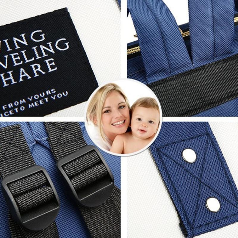 Large Capacity Diaper Bag Top Handle Mommy Backpack