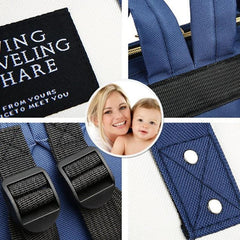 Large Capacity Diaper Bag Top Handle Mommy Backpack