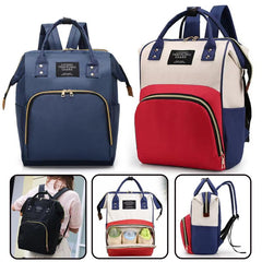 Large Capacity Diaper Bag Top Handle Mommy Backpack