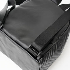 Women's Quilted Backpack Small Shoulder Bag Solid Daypack