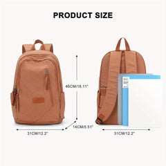 Large Capacity Preppy Backpack College Back To School Bag Casual Travel Daypack