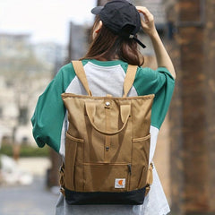Vintage Large Capacity Backpack Retro Preppy Back To School Bag Casual Travel