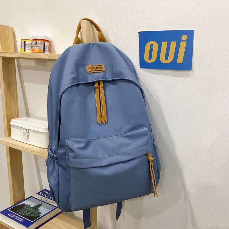 Large Capacity Nylon Backpack Durable Lightweight School Travel Bag