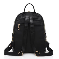 Dragonfly Embroidery Backpack Women's Floral Pattern Bookbag