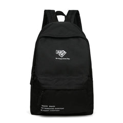 Waterproof Oxford Cloth Letter Graphic Backpack
