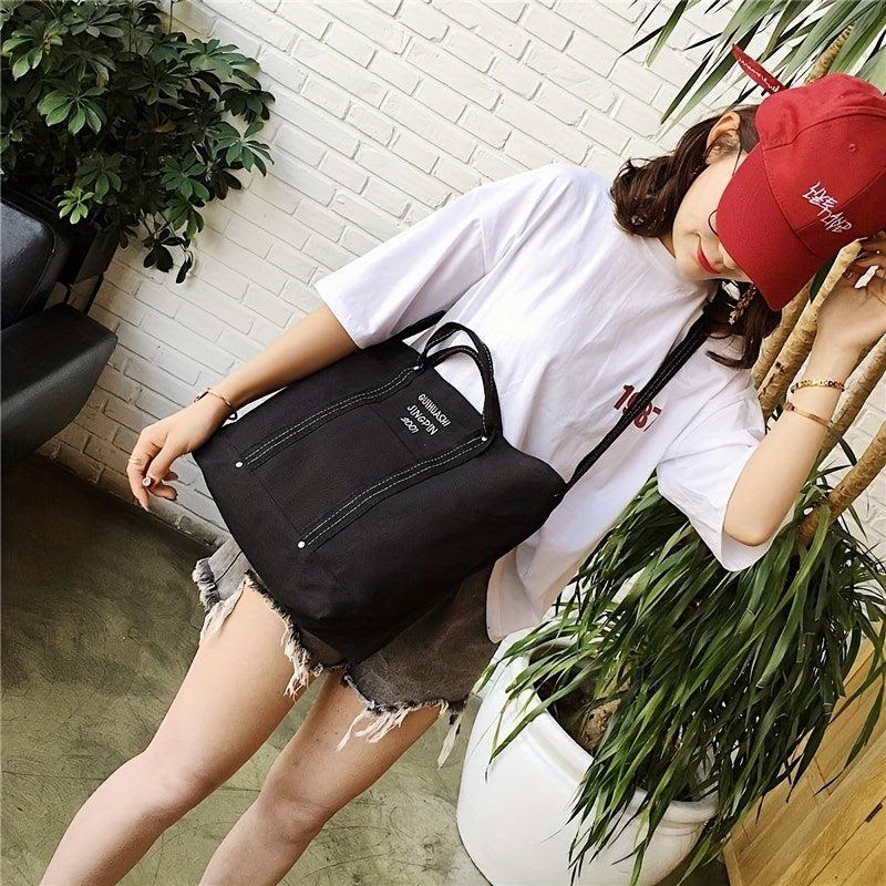 Casual Canvas Shoulder Bag - Outdoor Sports Hiking