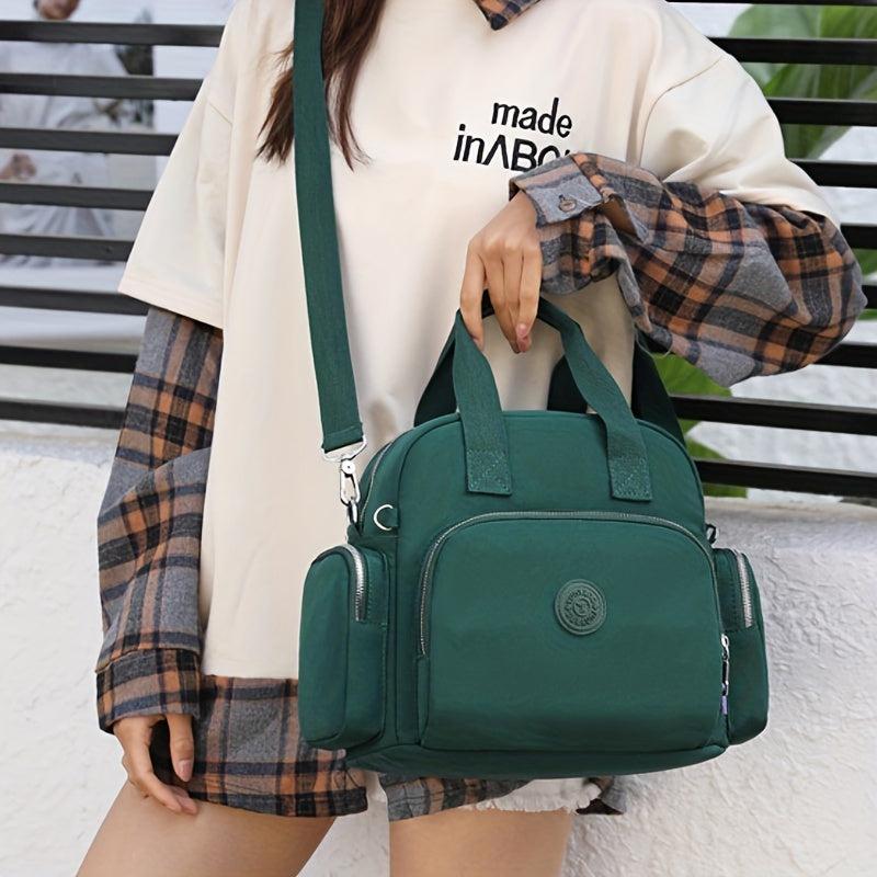 Large Capacity Casual Backpack Top Handle Crossbody Bag Handbag