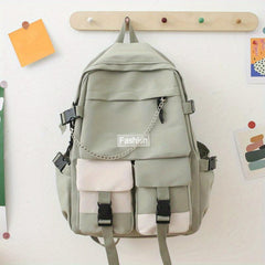 Preppy Style Laptop Backpack for Travel