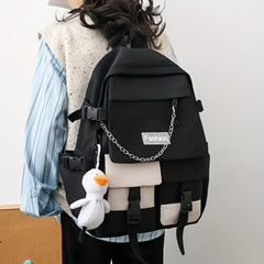 Preppy Style Laptop Backpack for Travel