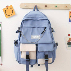 Preppy Style Laptop Backpack for Travel