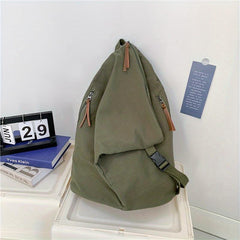 Large Capacity Foldable Backpack Multifunctional Zipper Schoolbag
