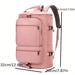 Waterproof Duffle Bag Dry Wet Separation Lightweight Gym Bag