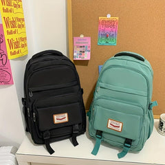 Large Capacity Backpack for Women Preppy School Daypack