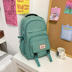 Large Capacity Backpack for Women Preppy School Daypack