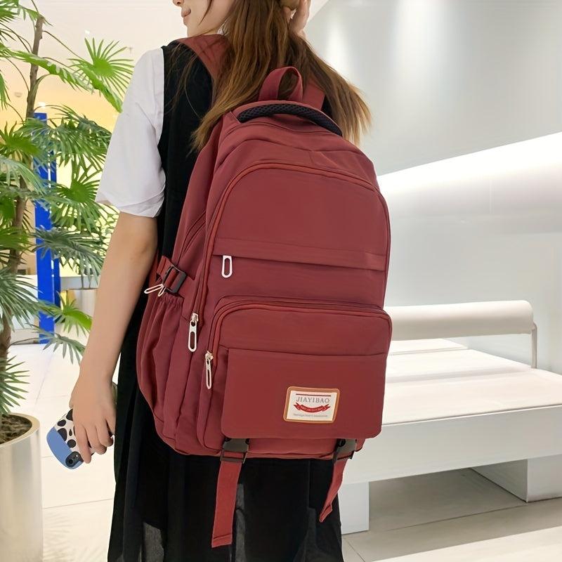 Large Capacity Backpack for Women Preppy School Daypack