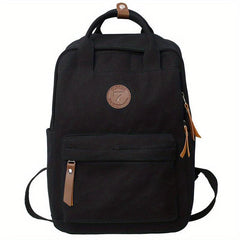 Vintage Zipper Backpack Large Capacity Rucksack