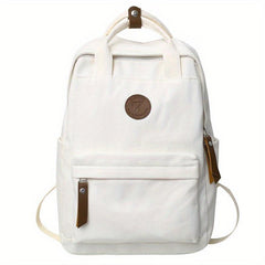 Vintage Zipper Backpack Large Capacity Rucksack