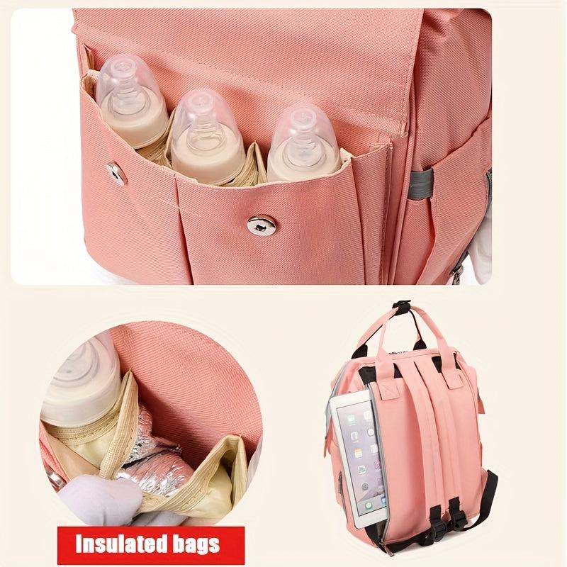 Cat Baby Diaper Bag Functional Tote Backpack Top Handle Mommy Bag