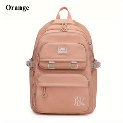 Large Capacity Nylon School Travel Backpack Durable Lightweight