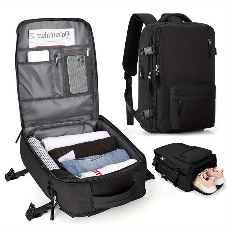 Solid Travel Storage Backpack All Match Versatile Rucksack Women's Laptop Bag