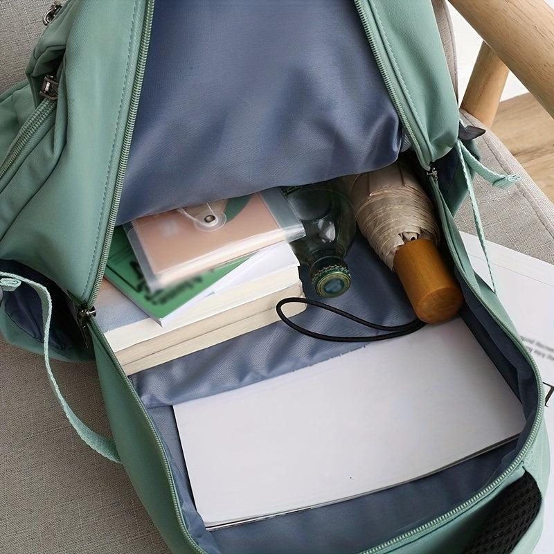 Monkey Pendant Backpack Large Capacity Durable Lightweight School Travel Bag