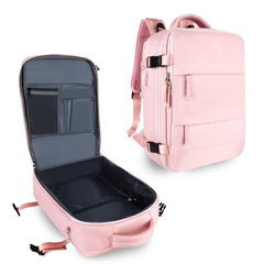 Solid Large Capacity Travel Backpack Versatile Luggage Daypack