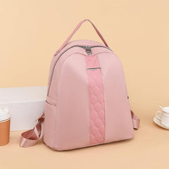 Nylon Ladies Backpack Shoulder Messenger Bag