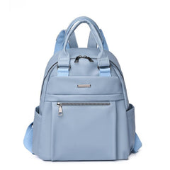 Solid Waterproof Backpack for Women - PU Leather Daypack