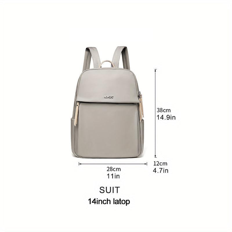 Casual Business Laptop Backpack Canvas Schoolbag