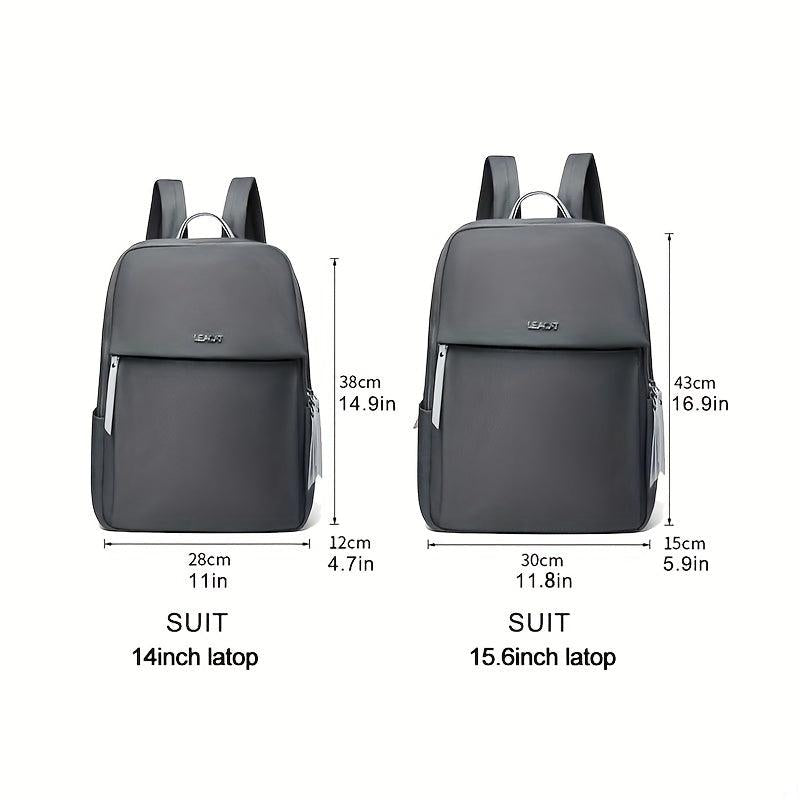 Casual Business Laptop Backpack Canvas Schoolbag