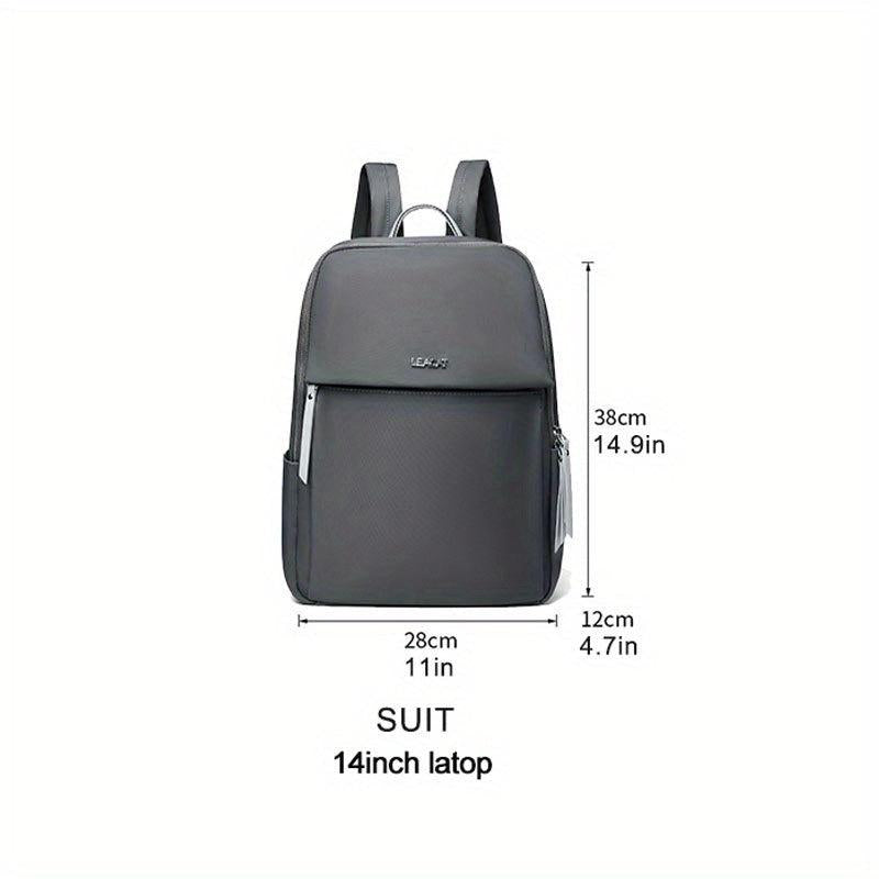 Casual Business Laptop Backpack Canvas Schoolbag