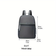 Casual Business Laptop Backpack Canvas Schoolbag