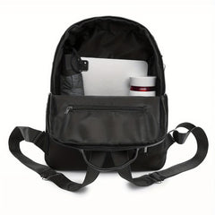 Casual Minimalist Zipper Backpack All Match Storage Daypack For Travel