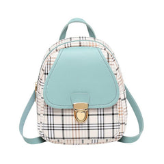 Colorblock Mini Backpack Women's Faux Leather Daily Work Backpack