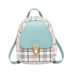 Colorblock Mini Backpack Women's Faux Leather Daily Work Backpack