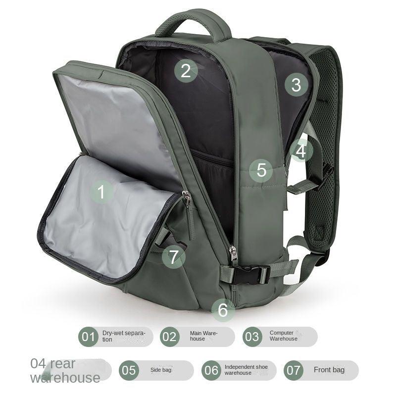 Heavy Duty Laptop Backpack Large Capacity Travel Storage